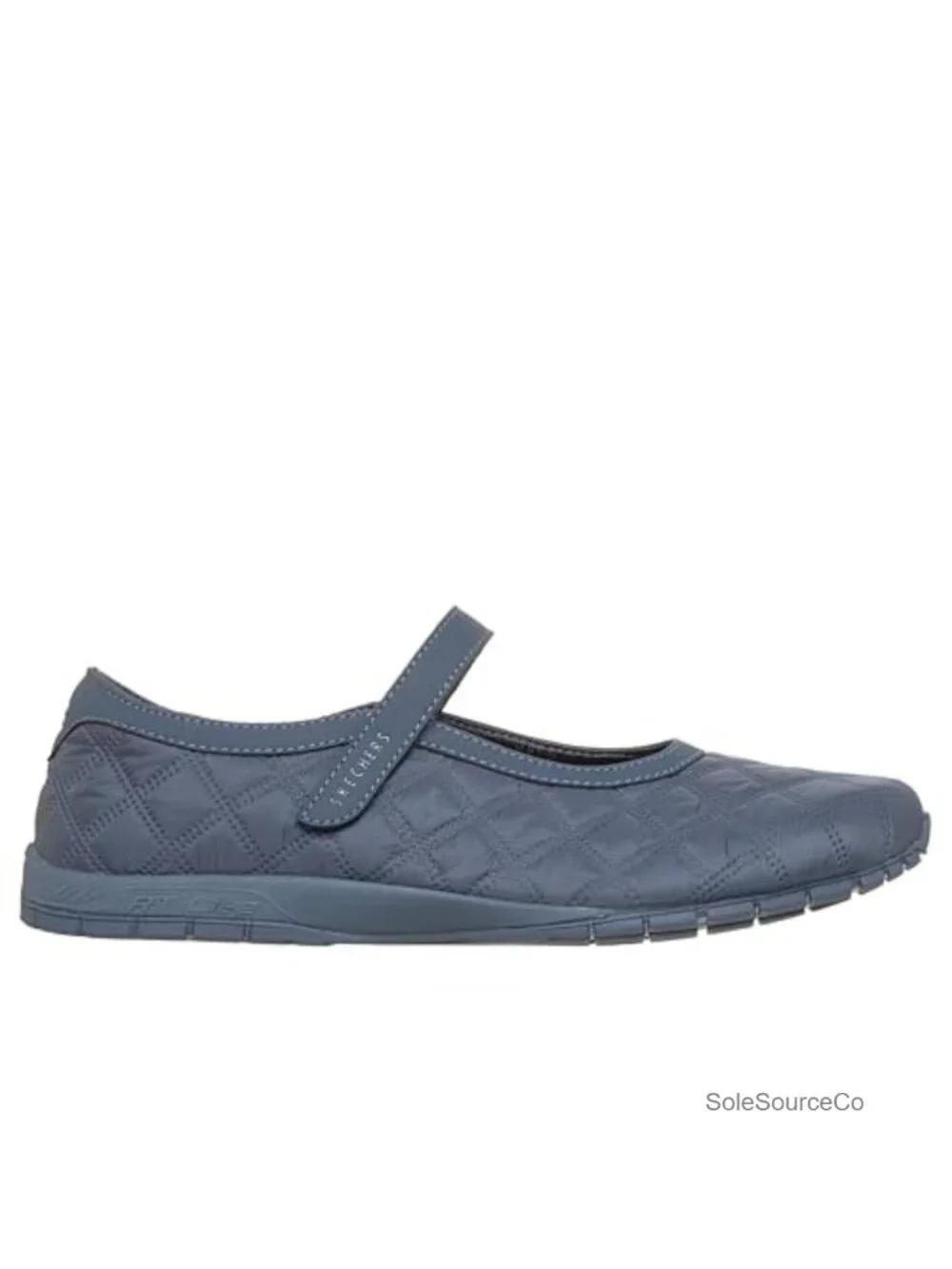 Quilted Nylon Mary Jane Walking Shoes with Air-Cooled Memory Foam Insoles